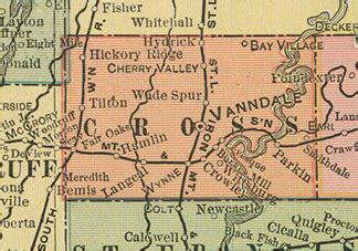 Cross County Arkansas Genealogy, History, maps with Wynne, Parkin, Vanndale, Hickory Ridge ...