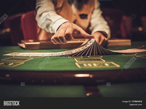 Croupier Behind Image & Photo (Free Trial) | Bigstock