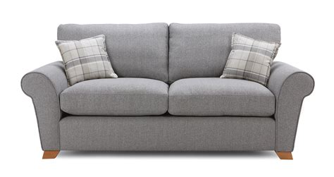 Owen Formal Back 3 Seater Sofa Bed | DFS