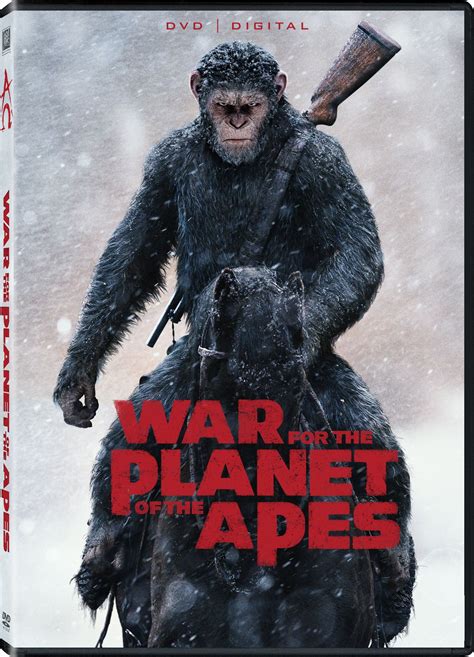 War for the Planet of the Apes DVD Release Date October 24, 2017