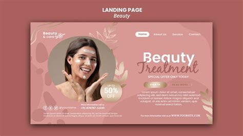 Free PSD | Beauty banner design template