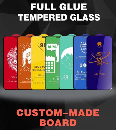 OEM Full-Glue Custom Tempered Glass Screen Protector