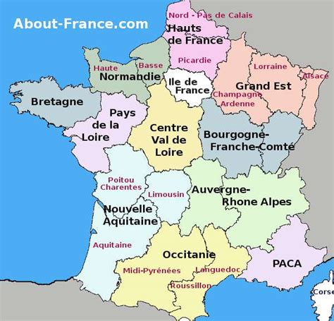 EOI. FRANÇAIS - B1: Les régions de France