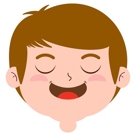 boy happy face cartoon cute 21456999 PNG