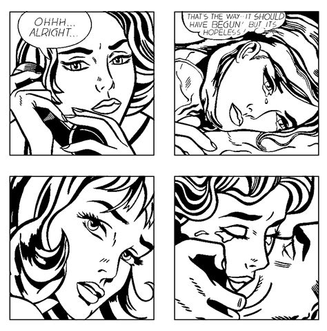 Roy Lichtenstein Coloring Pages Collection | Lichtenstein pop art, Pop ...