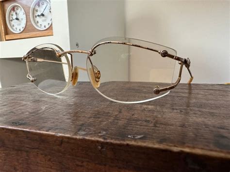 Rare Cazal Rimless eyeglasses glasses frame superb - Gem