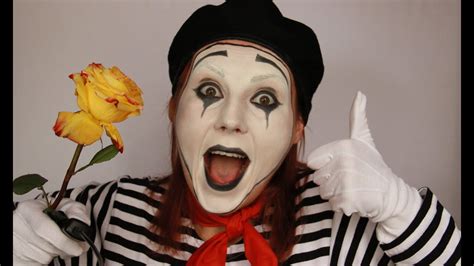 МИМ /FUNNY MIME MAKEUP - YouTube