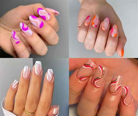 Top 10 Swirl Nails Designs - Nails Review