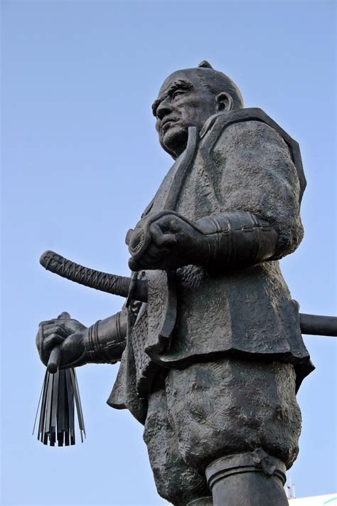 Statue of Tokugawa Ieyasu which stands in front ot Shizuoka Station # ...