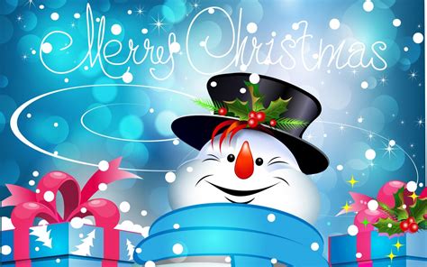 Merry Christmas Snowman Wallpapers - Wallpaper Cave