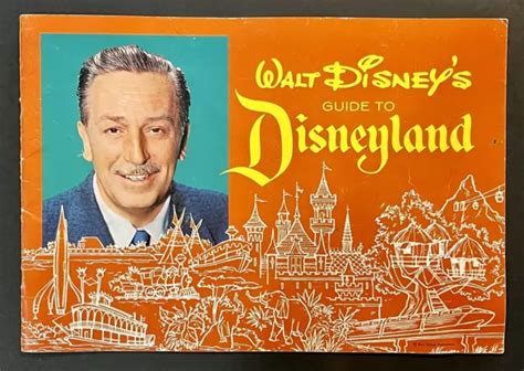 VINTAGE 1963 WALT Disney’s Guide To Disneyland Theme Park Travel Guide Booklet $9.99 - PicClick