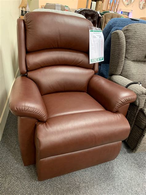 Clearance - Sherborne Olivia Power Reclining Chair in Leather - Chairs ...