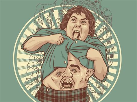 Chunk / Sloth Mashup Illustration | Graphic design blog, Illustration ...