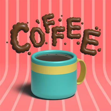 Premium Vector | 3d cup of coffee