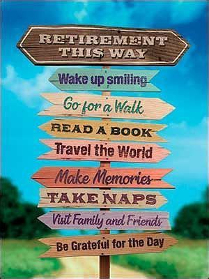 Retirement Card - Retirement Sign Post | Funny retirement cards ...