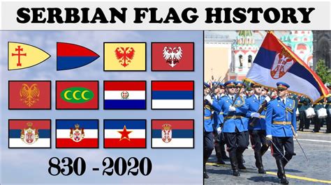 Serbian Flag History. Every Serbian Flag 830-2020. - YouTube