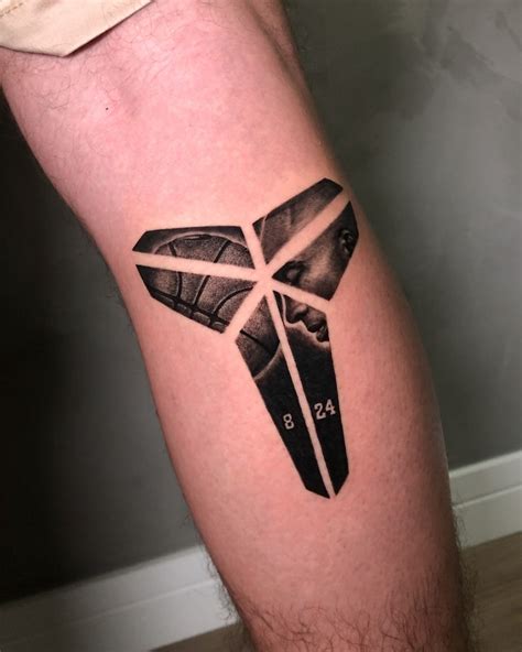 Kobe bryant＆black mamba tattoo on leg – Artofit