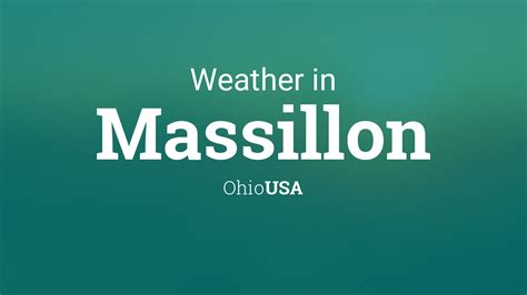 Weather for Massillon, Ohio, USA