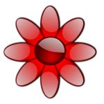 Vector drawing of flower globe | Free SVG