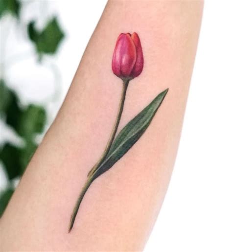 The Illustrated Guide to Tulip Tattoo Meanings