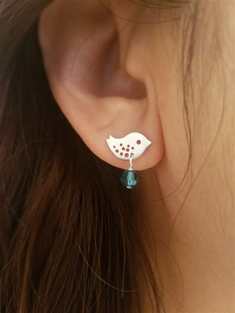 December Birthstone Earrings Turquoise Earrings White Gold - Etsy