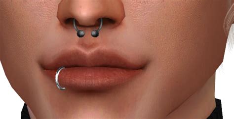 Working on a remade version of my simple lip- and nose rings from 2016 ...