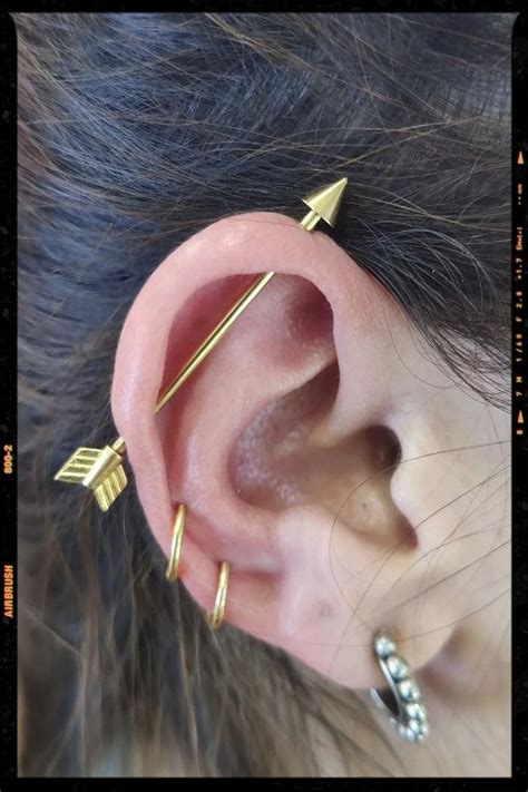 Industrial Arrow Piercing