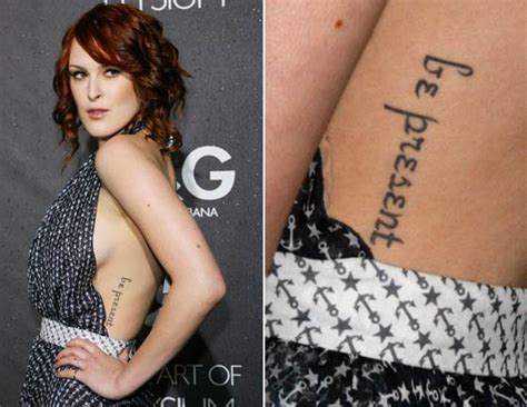 Rumer Willis Tattoos – Celebrities Tattooed