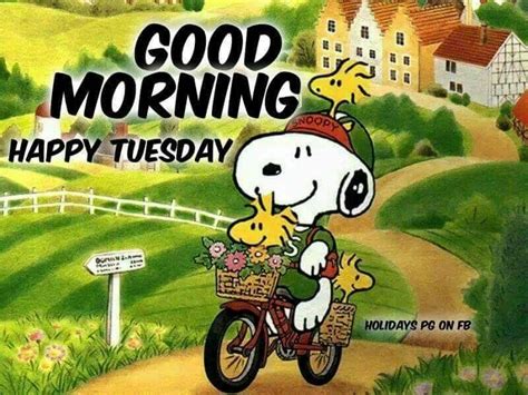 Happy Tuesday | Snoopy wallpaper, Charlie brown, snoopy, Snoopy, woodstock