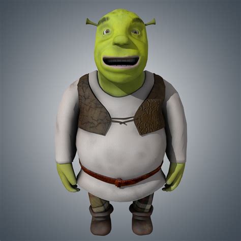 shrek 3d model