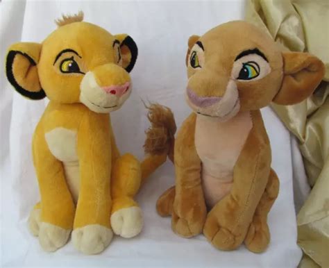 DISNEYLAND PARIS BABY Nala & Simba Entwined Tails Lion King Plush Toy Disney 10" £24.95 ...