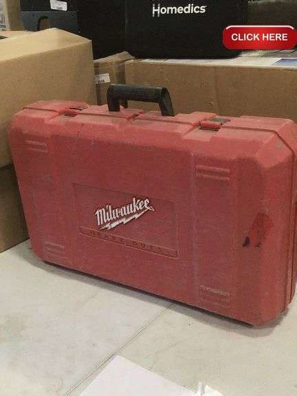 Milwaukee Heavy Duty Tool Box with Power Tools - Rideau Auctions