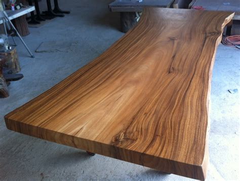 Large Reclaimed Acacia Wood Slab Dining Table | Buy Dining Table Cheap