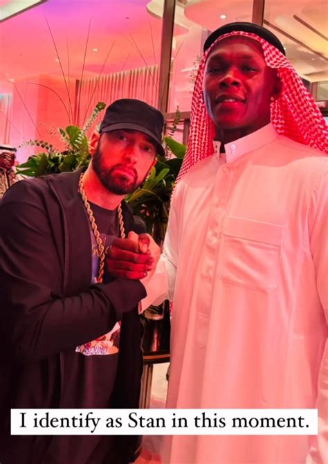 Israel Adesanya Had Another Eminem Moment Meeting Marshall in Riyadh - News