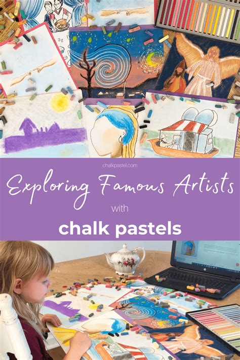 Exploring Famous Artists with Chalk Pastels - You ARE an ARTiST!