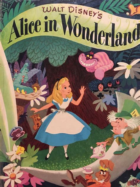 Walt Disney's Alice in Wonderland A Big Golden Book 1951 | Etsy | Alice ...