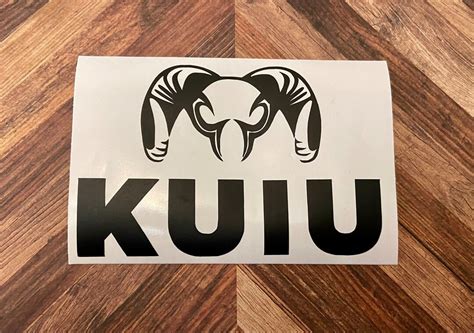 KUIU Logo Decal Hunting Gear KUIU Inspired - Etsy