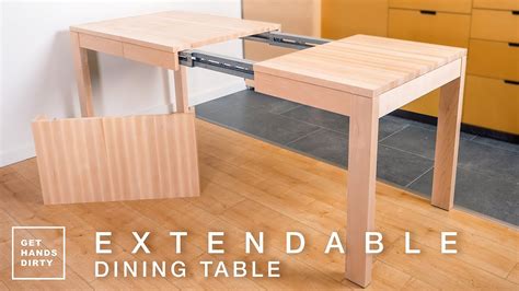 How To Make Wood Table Extension Slides | Brokeasshome.com