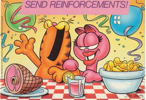 Image - Garfield and Arlene - postcard from the 1980s.jpg | Garfield Wiki | FANDOM powered by Wikia