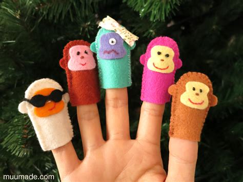 Monkey Finger Puppet - Muumade | Finger puppet patterns, Finger puppets ...