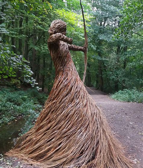 This Artist Releases Beautiful Woven Sculptures Into The Forests Of ...