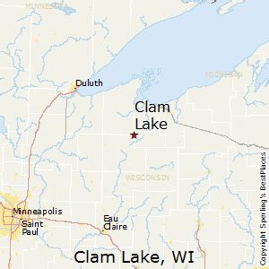 Climate in Clam Lake, WI