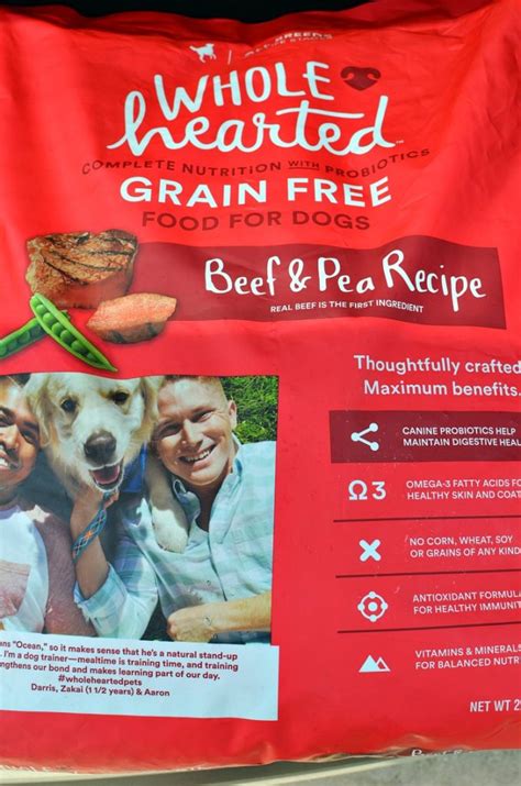 Wholehearted is a brand of high quality, grain-free dog food