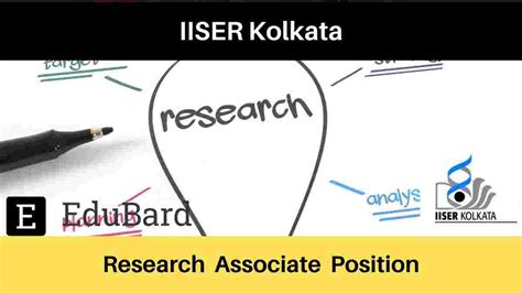 IISER Kolkata Research Associate Position [Apply now] | 47,000/- per month