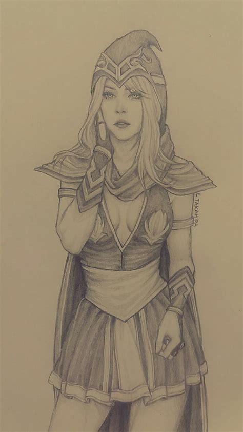 Ashe fan art [Original] : r/LoLFanArt