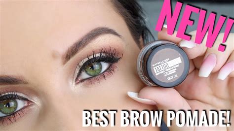 Maybelline Tattoo Studio Brow Pomade Swatches - canvas-broseph