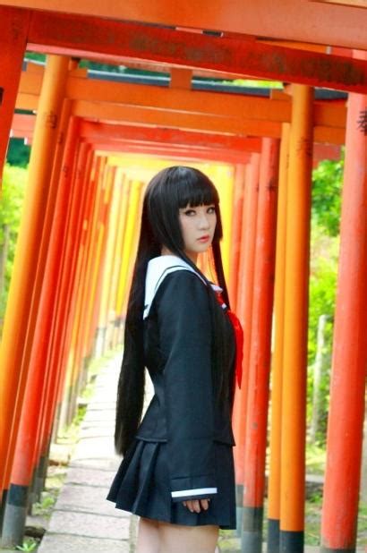 Cosplay Photos in Zip: Jigoku Shoujo Ai Enma Cosplay by Koyuki