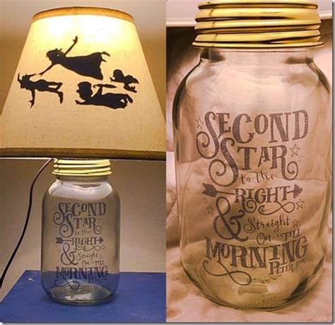 Disney Mason Jar Lamps That Will Light Up Your Life | Mason jar lamp, Mason jars, Jar lamp