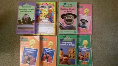 Sesame Street VHS tapes with original activity books | Muppet Central Forum