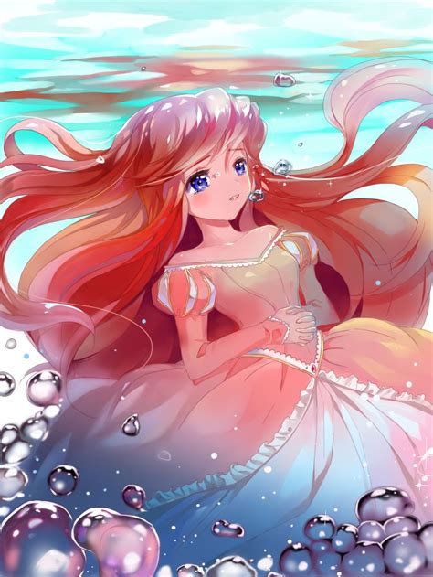 Disney's Little Mermaid -Princess Ariel | Princesas disney anime ...